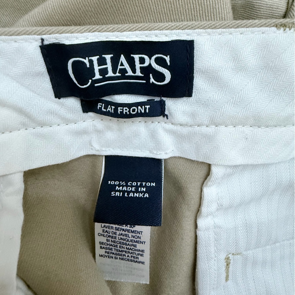 Chaps Men's Khaki Chinos - Picture 6 of 7